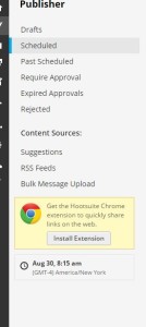 Hootsuite Bulk Message upload