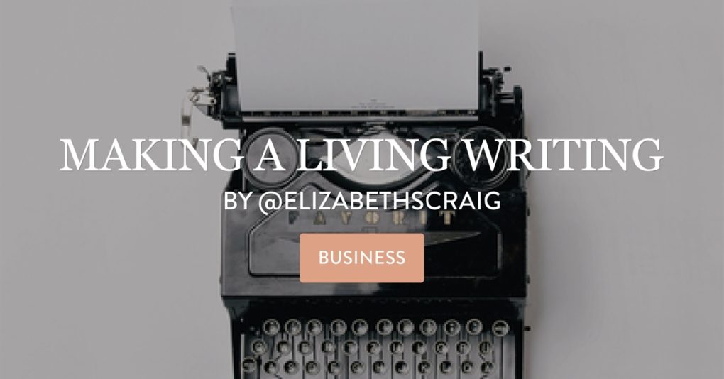 Making a Living Writing