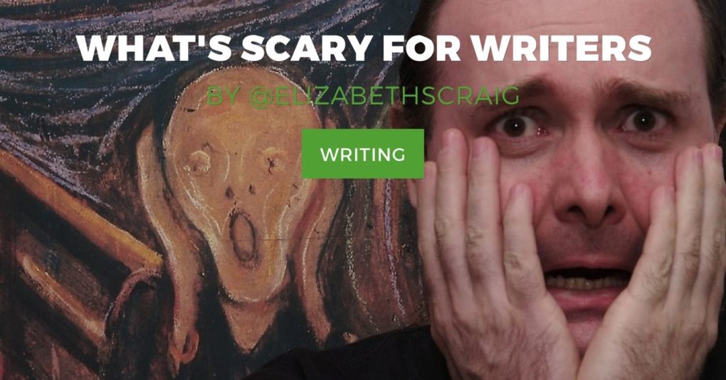 What's scary for writers is a blog post by Elizabeth Spann Craig